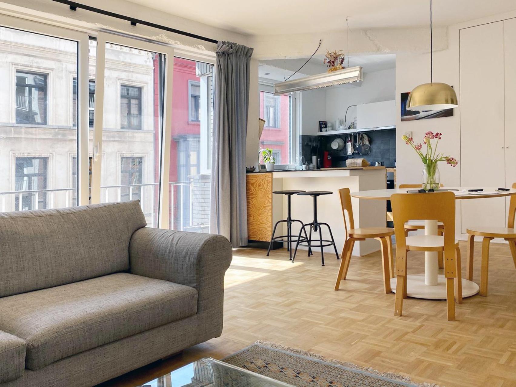 Trendy & Sunny Apartment In ヘント エクステリア 写真
